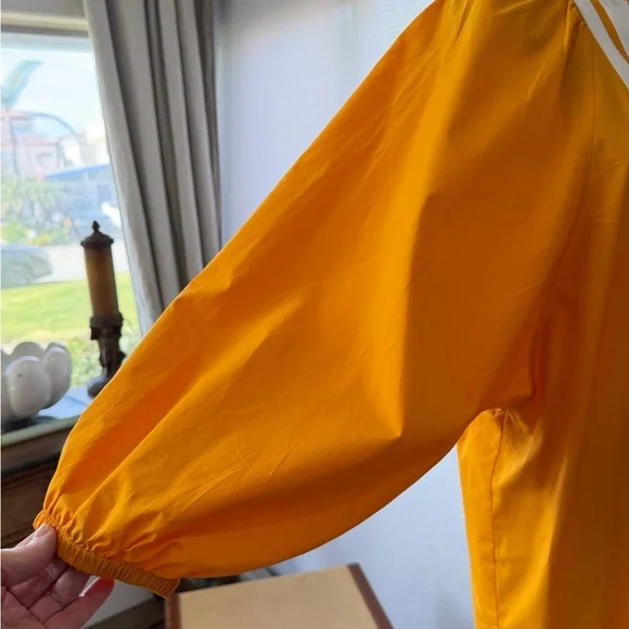 Tory Burch Orange and White Maxi Dress - Picture 5 of 7